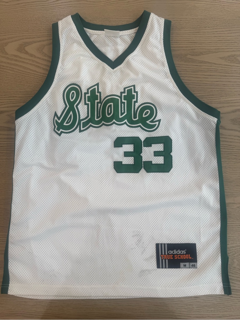 Magic Johnson Michigan State Jersey Adidas Size MEDIUM